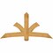 Ekena Millwork Davenport Rough Sawn Timber Gable Bracket, Western Red Cedar, 72"W x 36"H x 4"D x 6"F, 12/12 Pitch GBW072X36X0406DAV00RWR - alternate 1